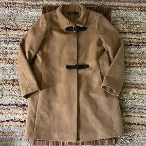 Vintage Lauren Ralph Lauren Wool Jacket Coat Parka Grey Women's 6 Medium VTG - Picture 1 of 3