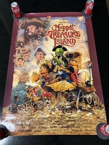 Vintage 1996 Disney Movie Poster - Muppet Treasure Island - DS One Sheet - Picture 1 of 7