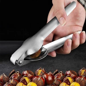 Stainless Steel Chestnut Cracker Nutcracker Tool Multipurpose for Pecan U K, - Picture 1 of 21