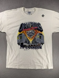 Vintage 2000 Subway Series Champions New York Yankees Tee Size XL Mets NEW - Picture 1 of 11