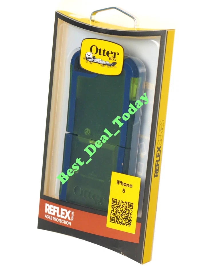 OTTERBOX Radiate Translucent Green/blue Reflex Series Case for Apple iPhone 5 5s