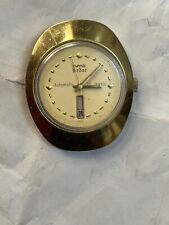 Hmt Kedar Automatic 21 Jewels 36mm Dia Golden Dial Rare Men's Wrist Watch