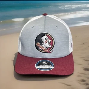 Florida State Seminoles Hat FSU TOW Mesh Trucker FlexFit L Snapback Cap H74 - Picture 1 of 7