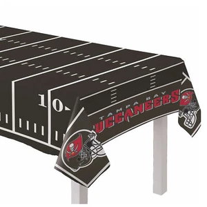 Tampa Bay Buccaneers Football 54" x 96" Rectangle Plastic Party Tablecover, R... - Picture 1 of 1