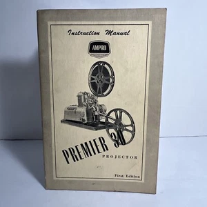 1950 AMPRO Premier 30 Tonfilm 16mm Projektor Bedienungsanleitung Original RAR - Bild 1 von 14