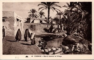 Postal de colección Túnez Chenini Rue a Travers le Village C303 - Imagen 1 de 2
