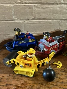 Paw Patrol Figurines Toys Vehicles Boats Pirate Bulk Lot Bundle Dogs Toy - Picture 1 of 11
