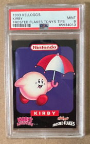 1993 Kellogg's Kirby Adventure PSA 9 Frosted Flakes Nintendo Mario NES SNES