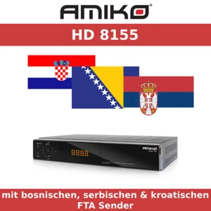 Sat Receiver HD AMIKO-8165 mit bosnischen, serbischen & kroatischen FTA Sender - Bild 1 von 4