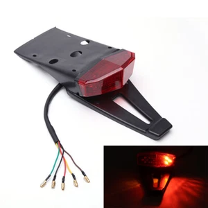 For Honda Dirt Bike LED Rear Fender Brake Tail Light Red Amber Turn Signals - Imagen 1 de 12
