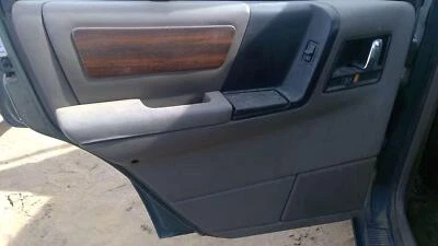1993 Jeep Grand Cherokee Driver Left Rear Inside Door Trim Panel Only Back Gray - Image 1 of 4