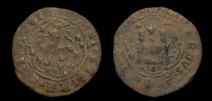 Moneda Reyes Católicos. Cuenca. No en calicó en 4 maravedís - Picture 1 of 3