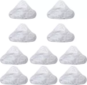 10 Pack Replacement Pads Compatible with H2O H20 Mop X5 Steam Steam Mop Pads Flo - Picture 1 of 12