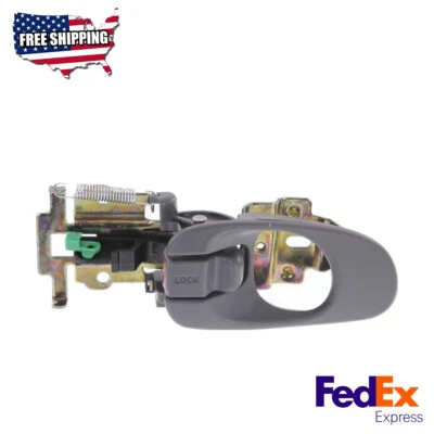 Manija de puerta interior gris lado del conductor delantero para Kia Sephia Base LS 1998-2001 Foto 1 de 4