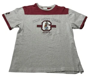 VINTAGE Walt Disney World Goofy 1932 Red Grey T-shirt Adult Small - Picture 1 of 5