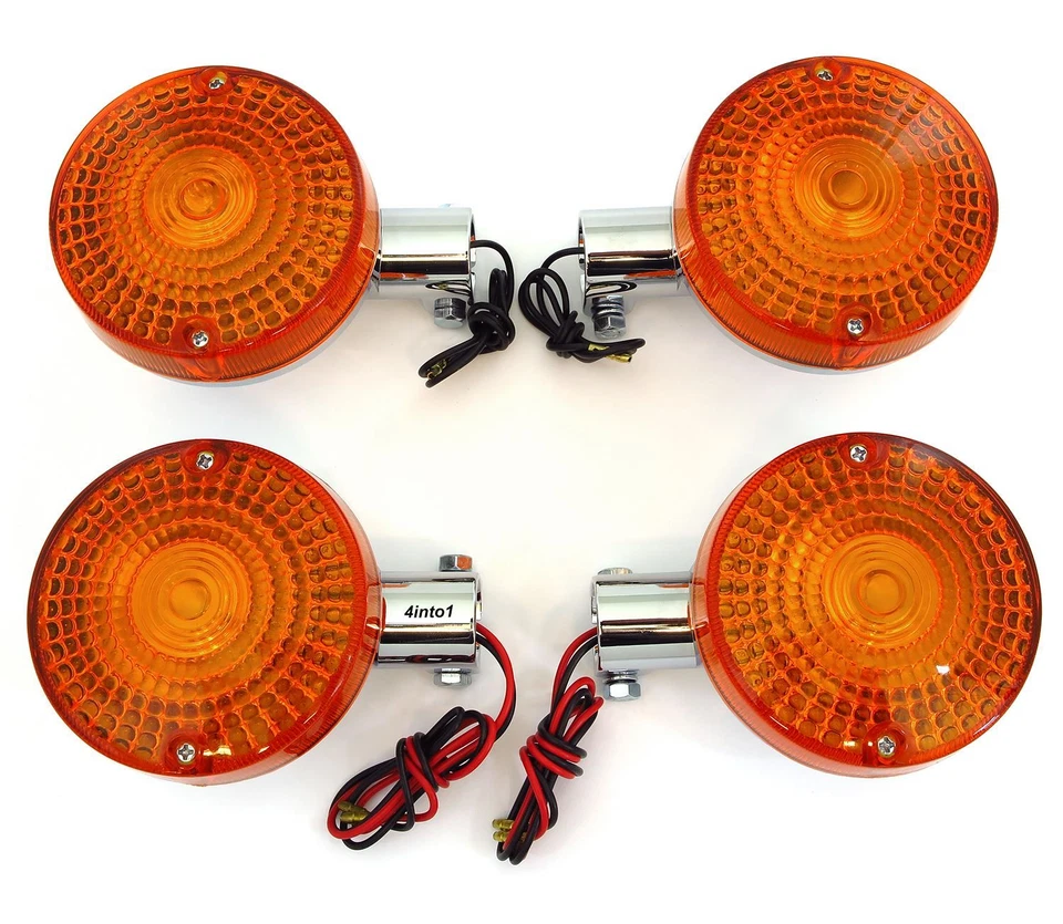 Reproduction Honda Front & Rear Turn Signals - CB400/500/550/650/750/900 CX500 - Image 1 of 1