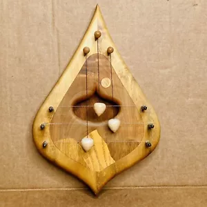Door harp MCM by Gary Upton Swedish Wood Vtg 3 String - Picture 1 of 6