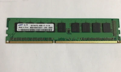 Samsung 1GB PC3-8500E ECC Workstation Server Memory M391B2873DZ1-CF8 RAM - Image 1 of 2
