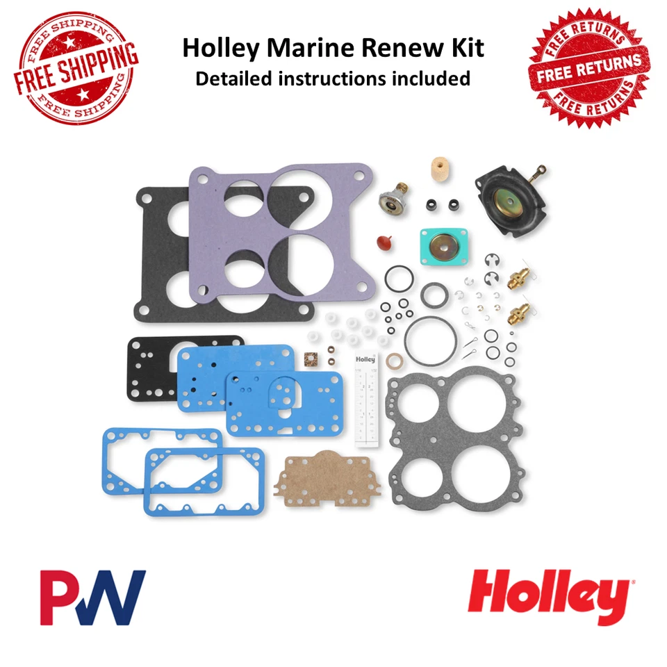 Kit de reconstrucción de equipo original Holley Performance Renew para carburadores marinos Foto 1 de 4