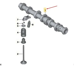MINI CABRIO F57 Outlet Camshaft 11318669190 NEW GENUINE - Picture 1 of 2