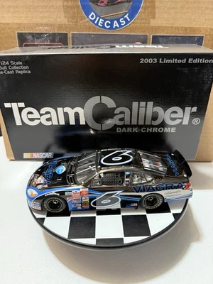 RARE* Mark Martin DARK CHROME #6 Viagara 2003 Owners Series 1/24 Nascar Diecast - Image 1 of 4