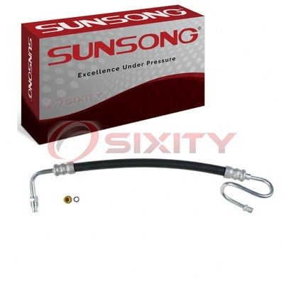 Sunsong Power Steering Pressure Line Hose for 1980-1989 Ford F-150 Assembly mc - Image 1 of 4