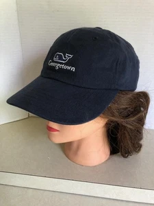 Vineyard Vines Georgetown Whale Navy Blue Hat Cap One Size adjustable Unisex - Picture 1 of 7
