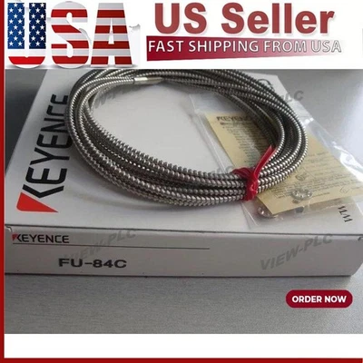 1PC New Keyence FU-84C Digital Fiber Optic Sensor FU84C In Box US Free TAX - Image 1 of 4