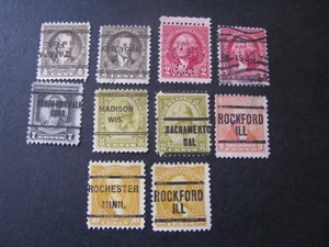 Francobolli Stati Uniti francobolli assortiti con alcuni precancelli...spedizione internazionale gratuita! - Foto 1 di 7