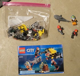LEGO 60091 Deep Sea Starter Set Complete Lego City