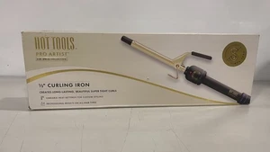 Hot Tools Mini Ferro Arricciacapelli Professionale 1/2 Pollice Oro 24k - Foto 1 di 3