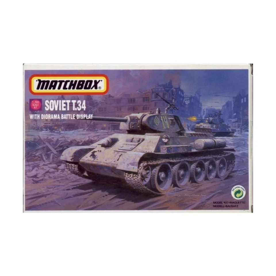Matchbox Military Models 1/76 Soviet T-34 VG+/Mint - Image 1 of 1