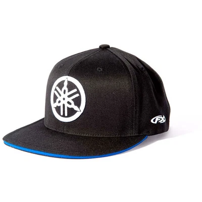 Factory Effex Yamaha Fork Flexfit Hat - Black, Large / X-Large 17-88292 - Image 1 of 4