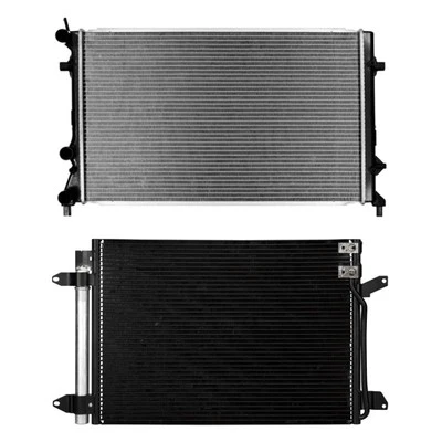 For Volkswagen Jetta 11-14 Reach Cooling BNDL-459573 Radiator & Condenser Kit Foto 1 de 2