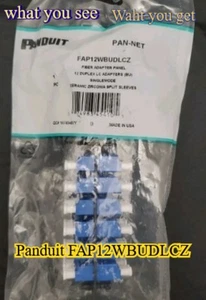 Panduit FAP12WBUDLCZ LWL Adapter Panel 12 LC/UPC Duplex OS2 kompatibel - Bild 1 von 3