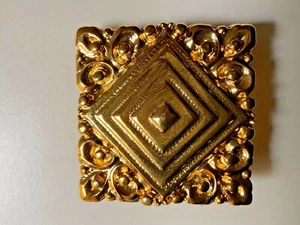 Rare& Beautiful,Vintage Modern Gothic,Romantic Baroque belt buckle.Gold.Spain. - Picture 1 of 10