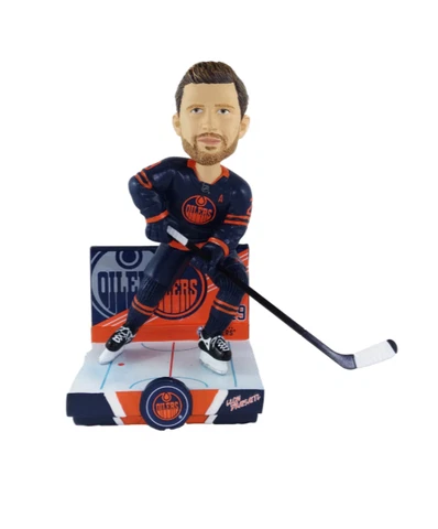 Leon Draisaitl Edmonton Navy Jersey Bobblehead Figurine OILERS Cover