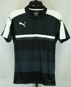 Puma Boys Youth Black Short Sleeve Activewear Top Size Small  - Picture 1 of 9