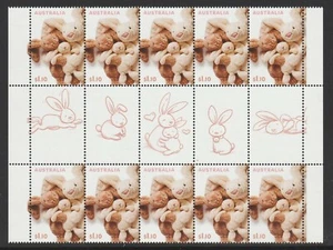 AUSTRALIA 2021 - MEMORABLES MOMENTOS tira de canaletas de 10 x $1.10 montada sin montar o nunca montada - conejitos - Imagen 1 de 1