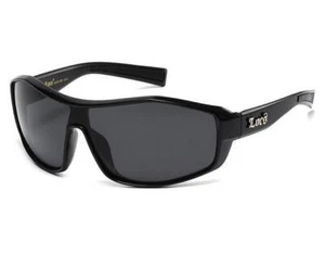 Locs Sunglasses Black Men's Designer Oversized Shield Ladies Sports Wrap UV400 - Picture 1 of 2