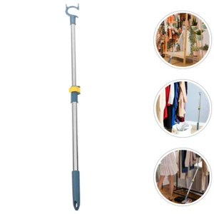 Window Opener Telescopic Hook Pole Curtain Hooks Clothes Hanger Support Rod - Picture 1 of 12