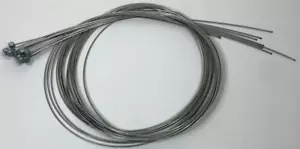 Pack de 10 Cables Freno Traseros 1.5mm x 1350mm - Acero Galvanizado - Bicicleta MTB 7x7mm - Imagen 1 de 1