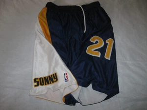 Indiana Pacers Vintage Basketball Shorts Men's Small 90s RARE INDY BBALL SONNY - Picture 1 of 5
