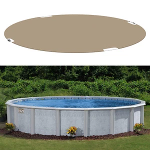 Above Ground Pool Covers Round Sand Winter Tarp Cover Outdoor Home Swimming Pool - Picture 1 of 7