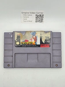Mario's Early Years: Fun With Letters (Super Nintendo SNES) Authentic and Tested - Bild 1 von 2