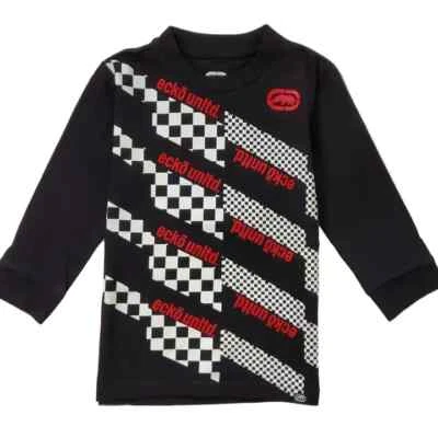 Ecko Unltd. Camiseta gráfica a cuadros manga larga para niños - 4T a 7Y Foto 1 de 4