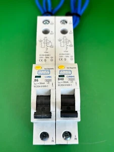 BG British General RCBO B6 6A CURB6 B40 40A CURB40 - Imagen 1 de 6