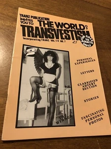 Rare Vintage Tranz Publication - The World Of Transvestism Vol 14 No 7 - Picture 1 of 3