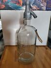 NEW:JOANNA GAINES Magnolia Home TV Personality - Clear Glass 12" Seltzer Bottle