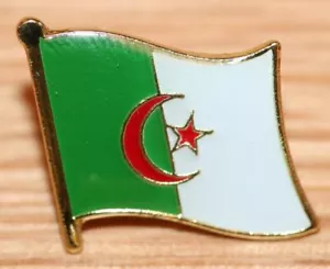 ALGERIA Algerian Flag Country Metal Lapel Pin Badge - Picture 1 of 1